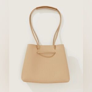 8 Other Reasons - Vegan Leather Slouchy Bucket Bag in Tan - NEW IN SEALED BAG